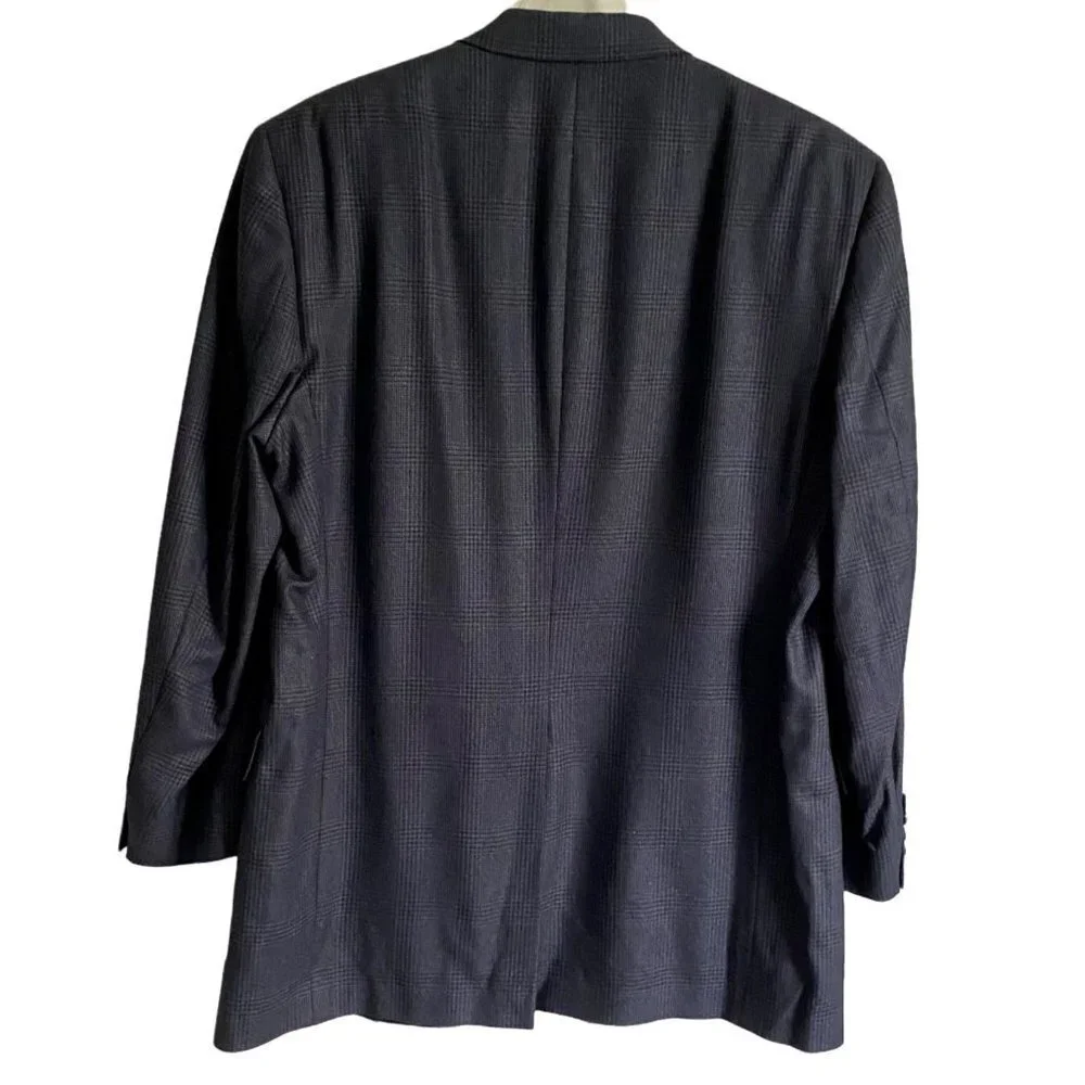 Hart Schaffner Marx 3 Button Sport Coat Jacket Blazer 42L